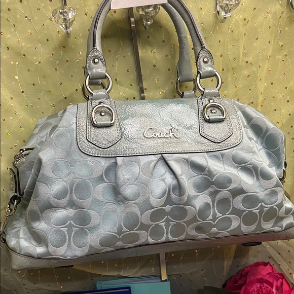 Coach Ashley Signature Sateen Satchel Y2K Era